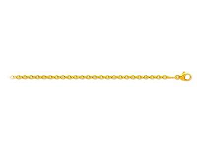 Cadena Forçat, Redonda 1,70 Mm, 42 Cm, Oro Amarillo 18k - Imagen Estandar - 1