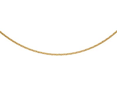 Collar De Cadena Forzada Mariner Calado, 60 cm, Oro Amarillo De 18 Quilates - Imagen Estandar - 1