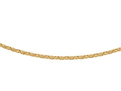 Collar De Cadena Forzada Mariner Calado, 60 cm, Oro Amarillo De 18 Quilates - Imagen Estandar - 2