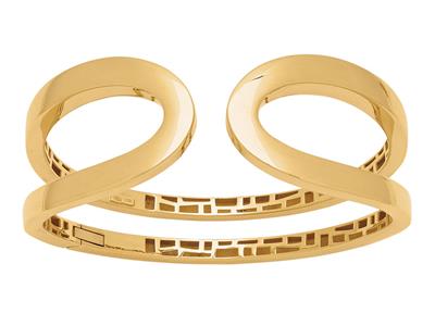 Brazalete Tipo Brazalete Abierto, Hebilla Grande De 25 mm, 58 X 45 mm,oro Amarillo De 18 K - Imagen Estandar - 1