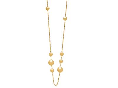 Collar Largo Pastilles, 80 Cm, Oro Amarillo 18k - Imagen Estandar - 2