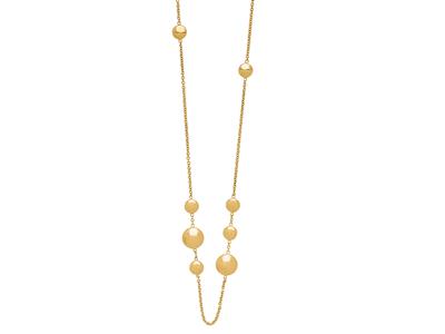 Colgante Pastilles, 80 cm, Oro Amarillo De 18 Quilates - Imagen Estandar - 2