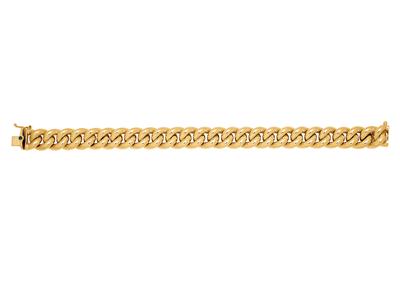 Pulsera De Eslabones 11,5 mm, 19 cm, Oro Amarillo De 18 K - Imagen Estandar - 1
