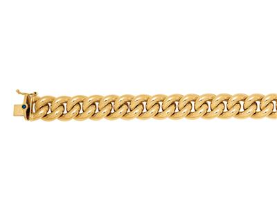 Pulsera De Eslabones 11,5 mm, 19 cm, Oro Amarillo De 18 K - Imagen Estandar - 2