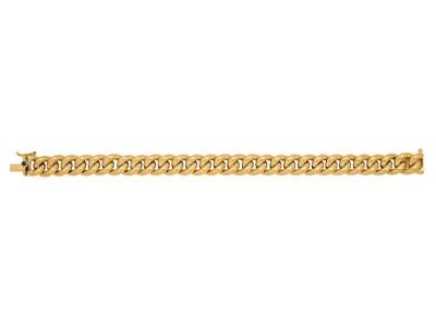 Pulsera 10 Mm, 19 Cm, Oro Amarillo 18k