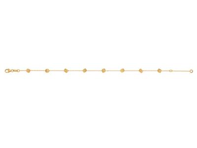 Pulsera De Cadena De 8 Eslabones 3,1 mm, 17-19 cm, Oro Amarillo De 18 Quilates - Imagen Estandar - 1