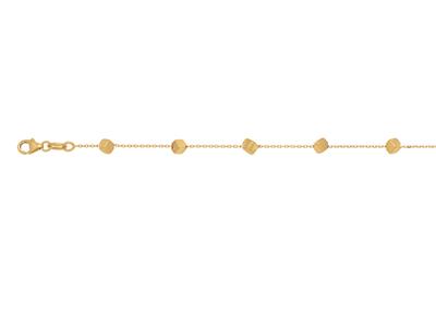 Pulsera De Cadena De 8 Eslabones 3,1 mm, 17-19 cm, Oro Amarillo De 18 Quilates - Imagen Estandar - 2