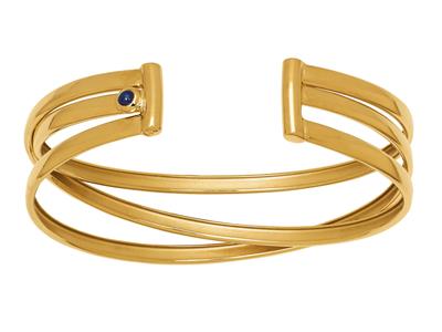 Pulsera 3 Líneas 18 Mm, 61 X 48 Mm, Oro Amarillo 18k - Imagen Estandar - 1