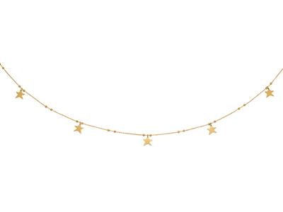 Collar-5-Estrellas,-42-Cm,-Oro-----Am...