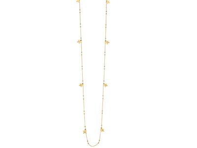 Collar-Largo-Con-8-Estrellas,-80---Cm...
