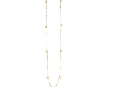 Collar-Con-8-Pastillas,-80-Cm,-Oro-Am...