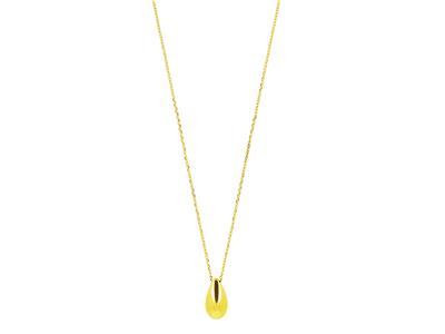 Collar Goutte, 42 Cm, Oro Amarillo 18k