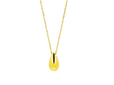 Collar Goutte, 42 Cm, Oro Amarillo 18k - Imagen Estandar - 2
