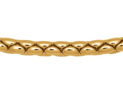 Collar Cobra 6 Mm, 46 Cm, Oro Amarillo 18k - Imagen Estandar - 2