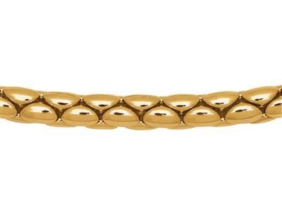Collar Cobra 6 Mm, 46 Cm, Oro Amarillo 18k - Imagen Estandar - 2