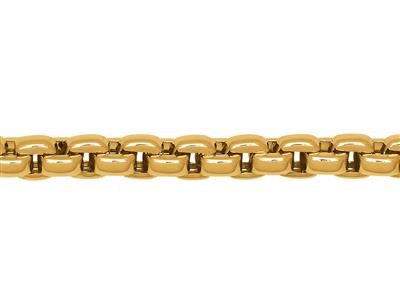 Pulsera Concha 5 Mm, 19 Cm, Oro Amarillo 18k - Imagen Estandar - 2