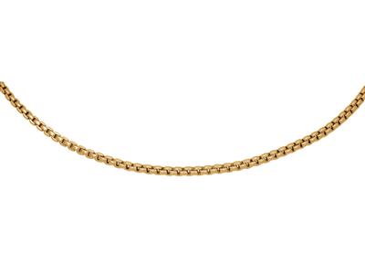 Collar Concha 5 Mm, 45 Cm, Oro Amarillo 18k - Imagen Estandar - 1