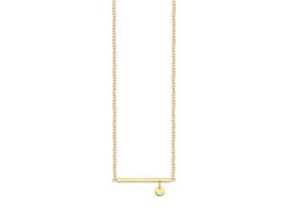Collar-Barette-Pampille,-40-42-Cm,-Or...