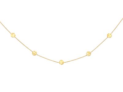 Collar-5-Pastillas,-42-Cm,-Oro-----Am...