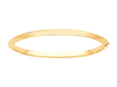 Pulsera Collar Triangulo Hueco 4,50 Mm, Oval 58 X 48 Mm, Oro Amarillo 18k - Imagen Estandar - 1