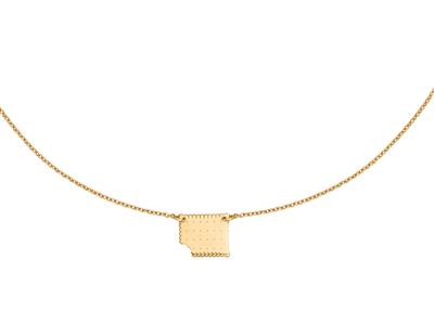 Collar Lulu, 40 Cm, Oro Amarillo De 18 Quilates - Imagen Estandar - 1