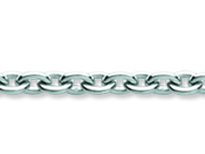 Cadena For\at Redonda 1,50 mm, 45 cm, Oro Blanco De 18 Quilates Rodinado - Imagen Estandar - 2