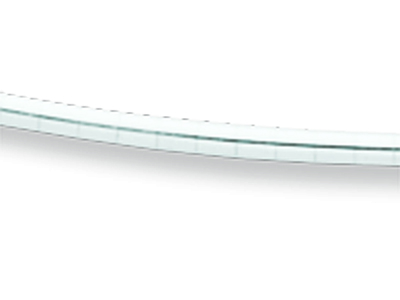 Collar Omega Redondo 1,5 mm, Puntasdesenroscables, 45 cm, Oro Blanco Rodiado De 18 Quilates - Imagen Estandar - 2