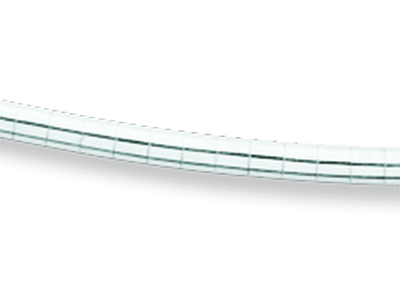 Collar Omega Redondo 2 mm, Extremosdesenroscables, 45 cm, Oro Gris De 18k Rodiado - Imagen Estandar - 2