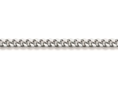 Cadena De Eslabones Diamond For\at 1,30 mm, 50 cm, Oro Blanco De 18 Quilates Rodiado - Imagen Estandar - 2