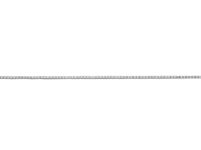 Pulsera Rivi}re De Diamantes 0,25 Ct, 17,5 cm, Oro Blanco De 18 K - Imagen Estandar - 2