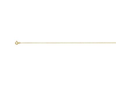 Collar Jaseron Macizo 1,20 Mm, 45 Cm, Oro Amarillo 18 K
