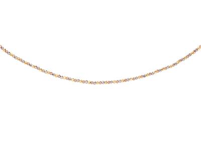 Collar Bolas Acanaladas 1,80 Mm, 42+3 Cm, 3 Ors 18k - Imagen Estandar - 2