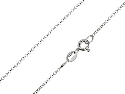 Cadena De Malla Jaseron 1,4 mm, 71 cm, Plata 925 - Imagen Estandar - 1