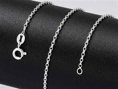 Cadena De Malla Jaseron 1,70 mm, 50 cm, Plata 925 - Imagen Estandar - 4