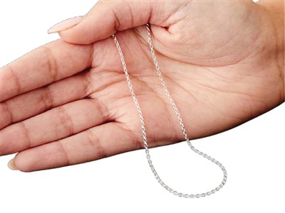 Cadena De Malla Jaseron 1,7 mm, 66 cm, Plata 925 - Imagen Estandar - 5