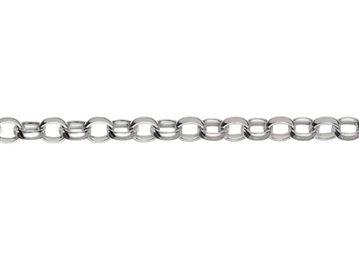 Cadena De Malla Jaseron 2,5 mm, 71 cm, Plata 925 - Imagen Estandar - 2