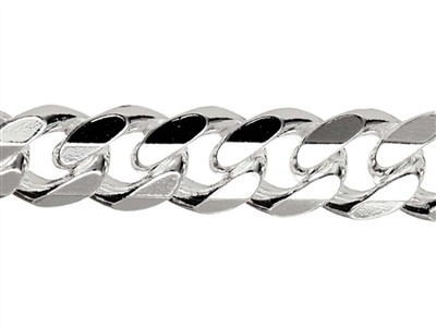 Cadena Barbada 6,6 mm, 45 cm, Plata925 - Imagen Estandar - 2