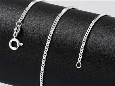 Cadena Gourmette 1,8 mm, 60 cm, Plata 925 - Imagen Estandar - 4
