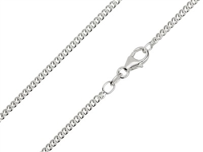 Cadena Gourmette 2 mm, 45 cm, Plata925 - Imagen Estandar - 1