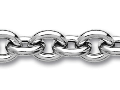 Pulsera De Malla Estilo For\at 9 mm, 19 cm, Plata 925 Rh - Imagen Estandar - 2