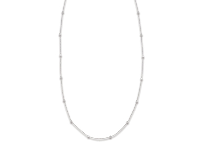 Collar Tenis Àxido De Circonio, 90 Cm, Plata 925 Rodiada