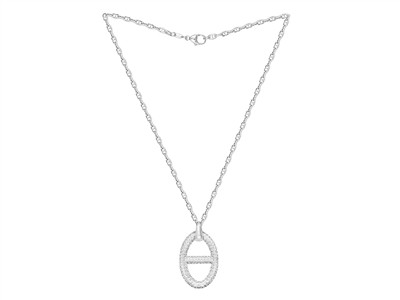 Coll Maille Marine Oxydes De Z. Ag 925 51cm Msq - Imagen Estandar - 2