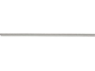 Cadena De Serpiente Redonda 1,2 mm,45 cm, Plata 925 - Imagen Estandar - 2