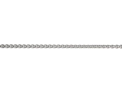 Cadena De Malla De Palmera 1,5 mm, 45 cm, Plata 925 - Imagen Estandar - 2