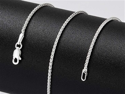 Cadena De Malla Palmier 1,5 mm, 60 cm, Plata 925 - Imagen Estandar - 5
