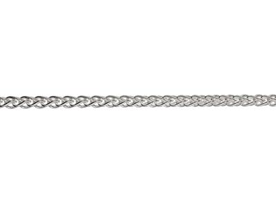 Cadena De Malla De Palmera 2,5 mm, 50 cm, Plata 925 - Imagen Estandar - 2