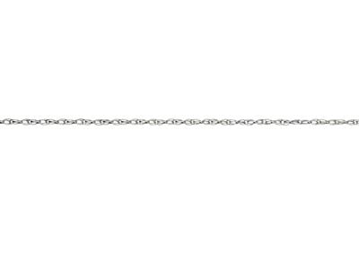 Cadena De Cuerda De 1 mm, 40 cm, Plata 925 - Imagen Estandar - 2