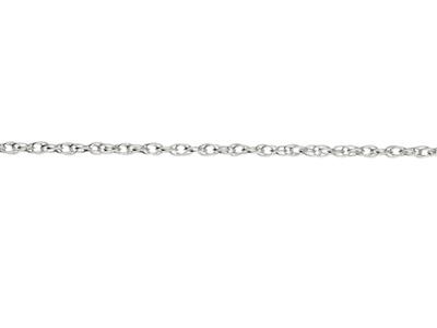 Cadena De Cuerda 1,35 mm, 40 cm, Plata 925 - Imagen Estandar - 2