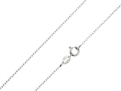 Cadena For\at 1,3 mm, 50 cm, Plata 925 - Imagen Estandar - 1