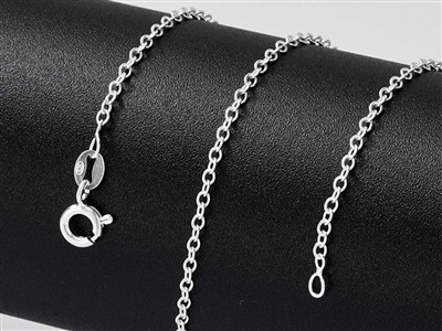 Cadena De Eslabones For\at 1,9 mm, 45 cm, Plata 925 - Imagen Estandar - 5